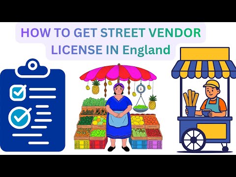 Street vendor license Street vendor license England How to get street vendor license food stall