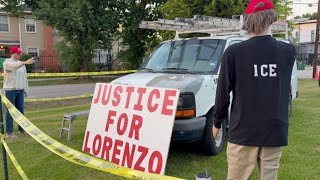 Anti ICE Home Display Depicts Fatal Shooting w/ Agent Effigies - HOUSTON