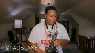 Video thumbnail of "24k Magic x Bruno Mars (Ashton Blaak Saxophone Cover)"