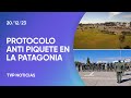 Protocolo antipiquetes en el Alto Valle