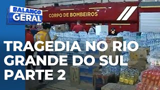 Curitibanos fazem fila no quartel dos bombeiros para doar e ajudar as vítimas do Rio Grande do Sul