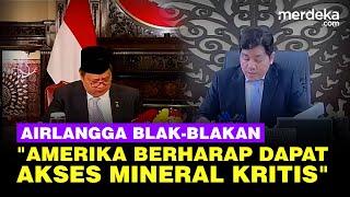 Nego Perang Dagang, Menko Airlangga: AS Berharap Dapat Akses Mineral Kritis Indonesia