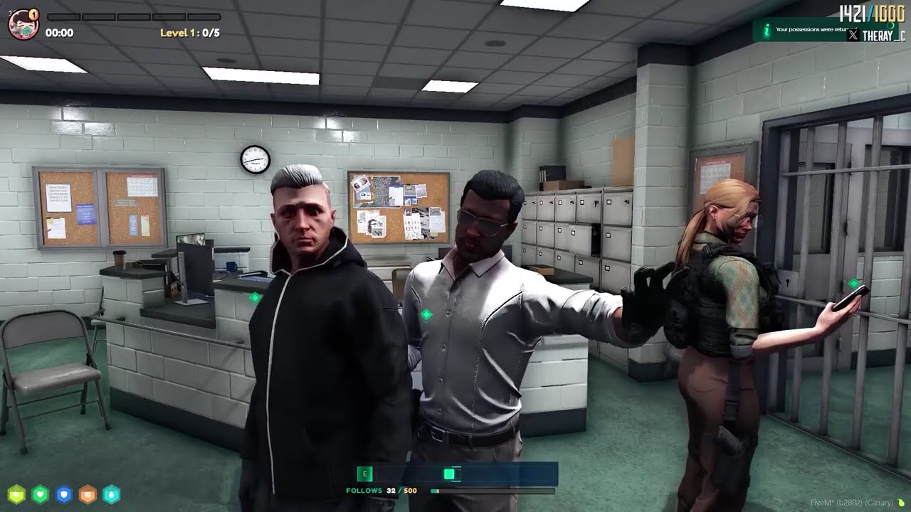 Миссия Рэя Безликого пошла ужасно не так, и его захватила полиция | Nopixel 4.0