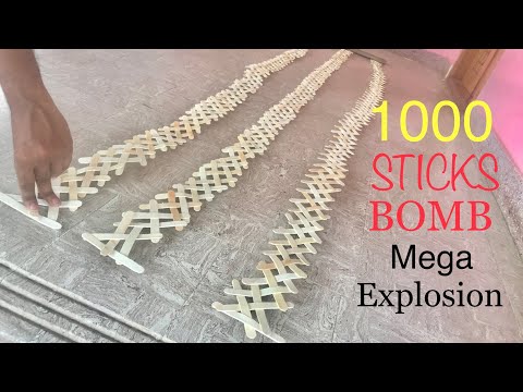 How to make a Cobra Weave Stick Bomb out of Popsicle Sticks