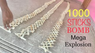 How to make a Cobra Weave Stick Bomb out of Popsicle Sticks