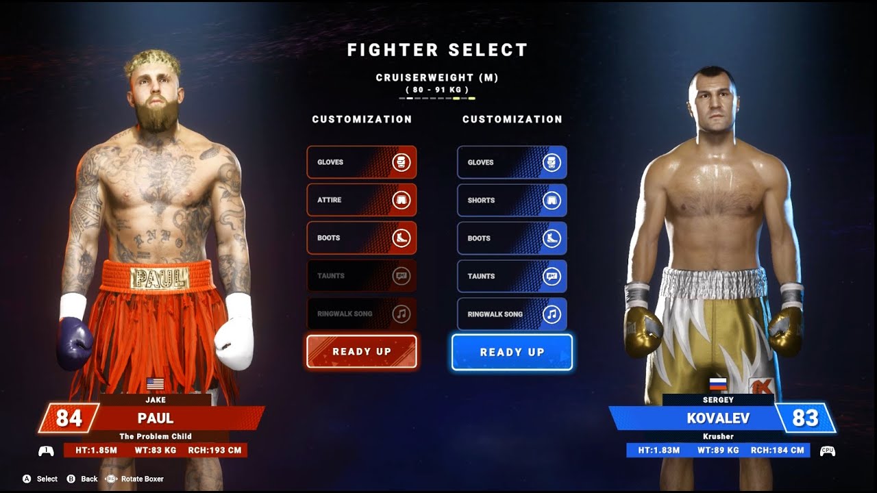 Джейк Пол против Сергея Ковалева — Undisputed Boxing