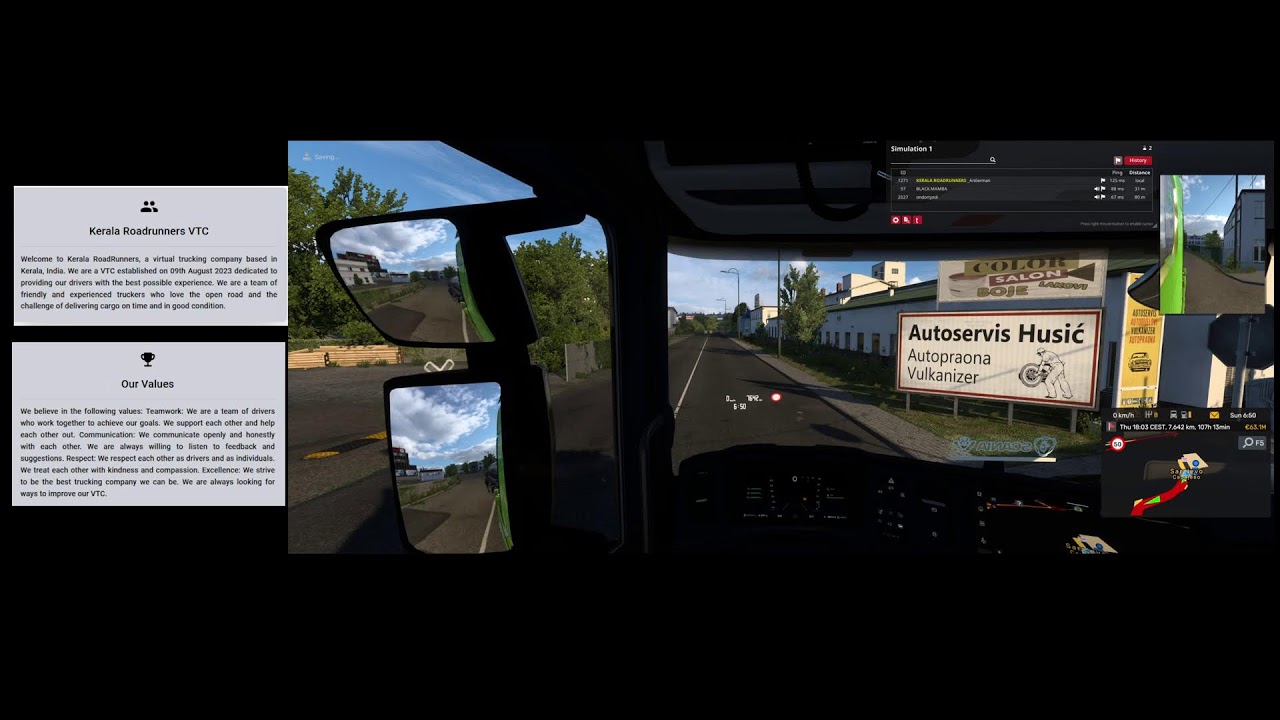 P1 | Euro Truck Simulator 2 Live stream | Turkey to UK 8600 KMS | Moza 