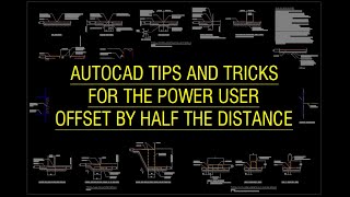 AutoCAD tips for power users - Offset by half the distance Wealth