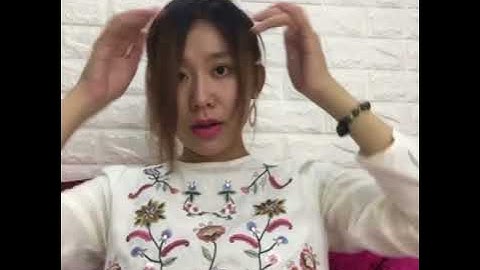 Cách sử dụng tóc kẹp U (kẹp 3-4_kẹp nửa đầu) - Tóc Giả Lycent