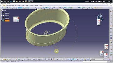 Catia V5 Simple Wireframe and Surface design ( Generative Shape design) with basic commands
