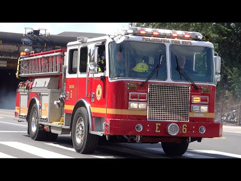 Philadelphia Fire Department Engine 6 Responding