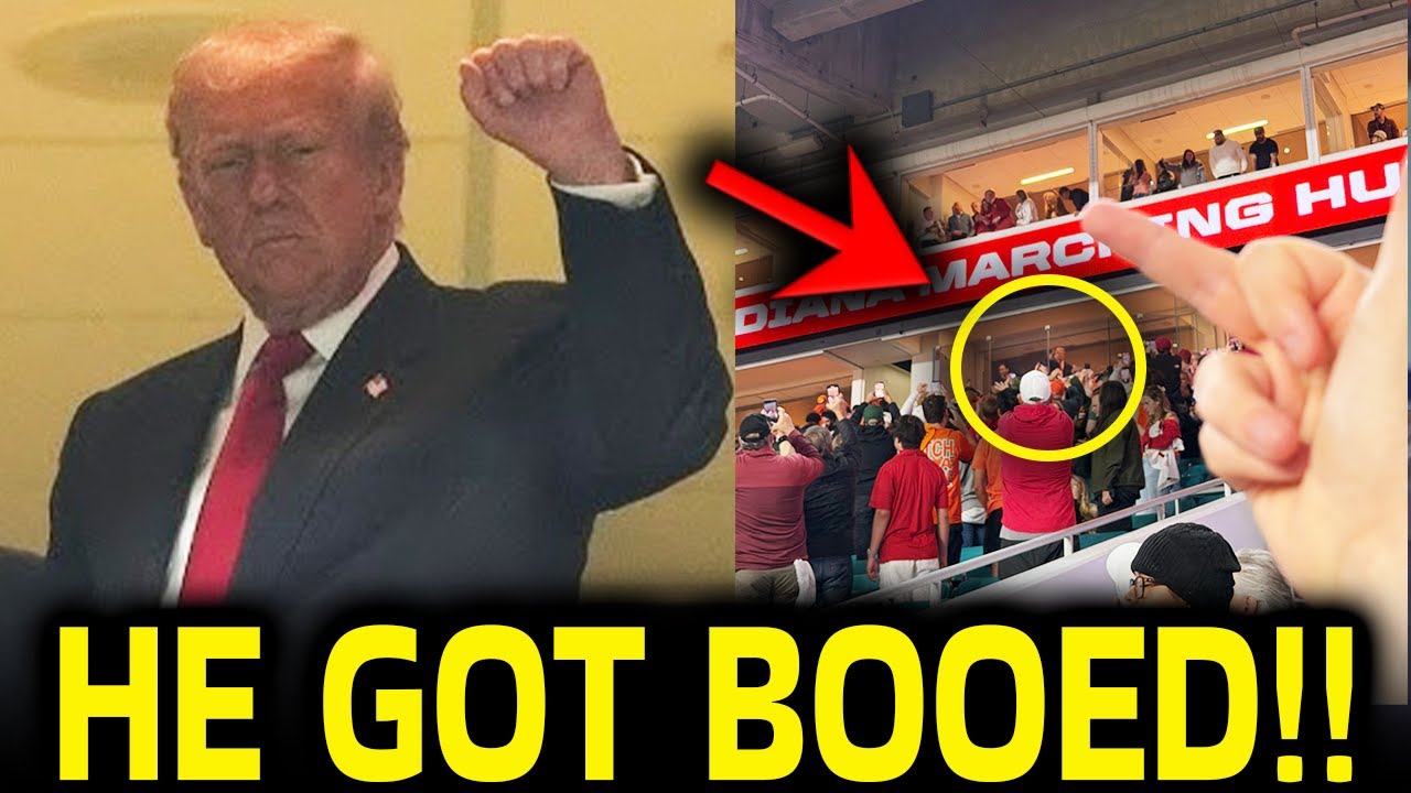 Trump Gets BADLY BOOED At National Championship Game