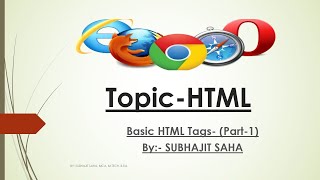 Basic HTML Tags- (Part-1)