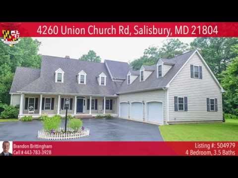 4260 UNION CHURCH RD, Salisbury, MD home video tour