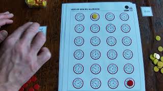 spel: klokken vier op een rij (thema tijd, middenbouw) screenshot 5