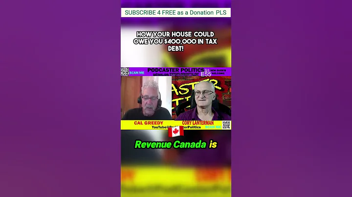 🏠💸 How Your HOUSE Could Owe You $400,000 in Tax Debt! 😱🇨🇦 #subscribenow #podcasterpolitics #trump