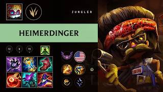 Heimerdinger Jungle vs Hecarim - NA Master Patch 26.10