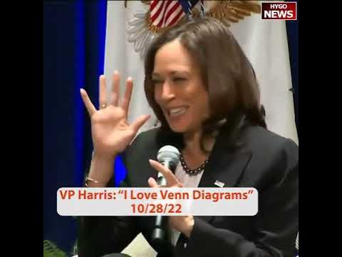 VP Kamala Harris: I love Venn diagrams. I really do. About those three