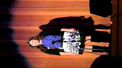 Colleen (Me) singing Mean!
