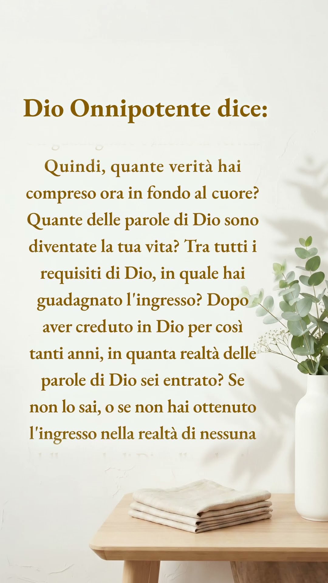 Resta in silenzio dinanzi a Dio, leggi le Sue parole
