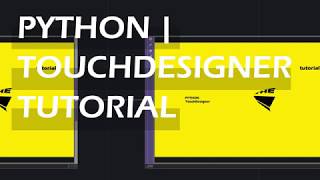 Tutorial 001 TouchDesigner