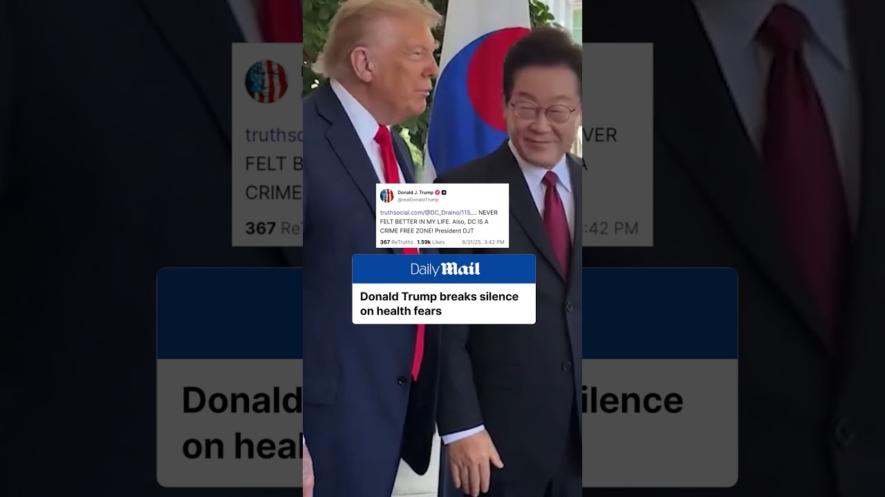 Donald Trump RESPONDS to speculation about his health