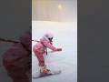 3 year-old takes to the big hills! ３歳児が大山にチャレンジ！#kidskier #babyskier