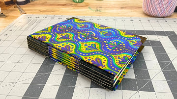 Button Hole Stitching: The Best Journal Binding Method  / ASMR / Part 1