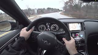 2022 INFINITI Q50S Red Sport 400 P.O.V Review
