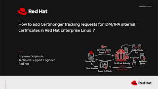 How to add Certmonger tracking requests for internal certificates in RHEL