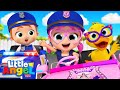 Jills a police officer   little angel kids songs  nursery rhymes