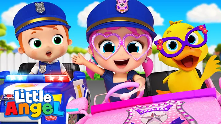 Jills A Police Officer!  | Little Angel Kids Songs...