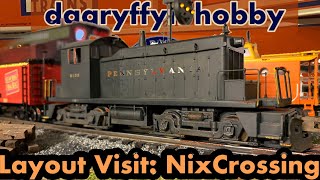 Layout Visit: Post-York NixCrossing: Running New Engines!