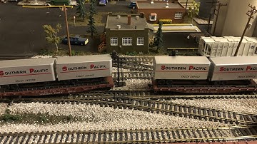 My 4x8 x 2 HO Layout - TOFC ‘Pup’ Train