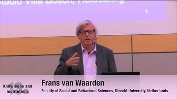 Frans van Waarden: "Path dependent institutional Development"