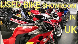 USED MOTOR BIKES SHOWROOM IN SWINDON UK.. EP10