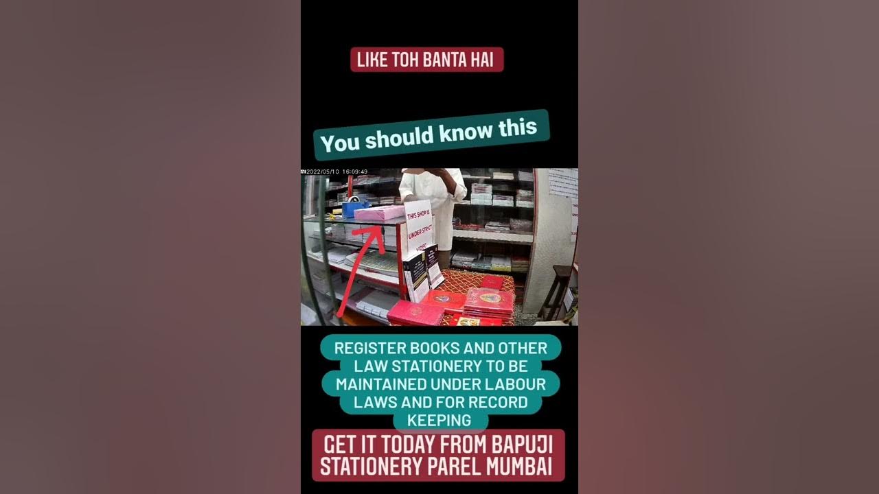 Registers to be maintained under contract labour act CLRA registers