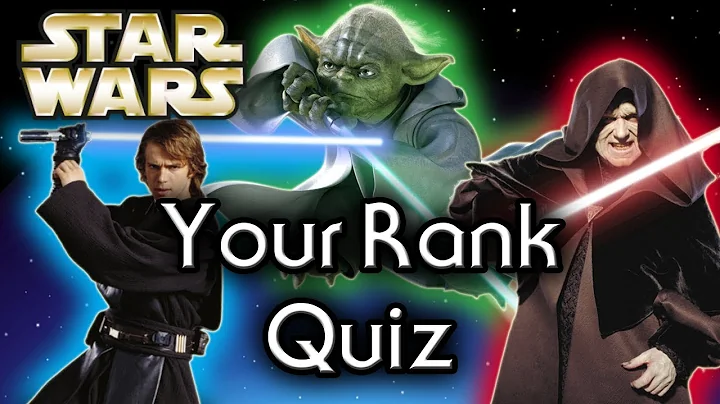 Discover Your Jedi or Sith Rank!