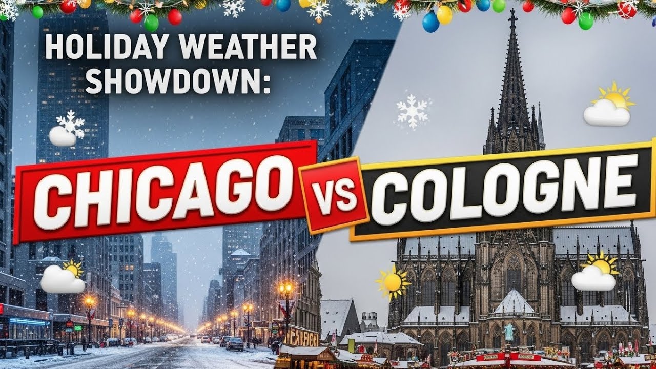 Holiday Weather Showdown: Chicago vs Cologne Christmas Forecast!