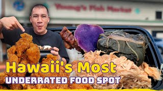 HAWAIIAN FOOD TOUR  Best of Honolulu's Diverse Flavors: Local's Hidden Gems & Indoor Asian Market
