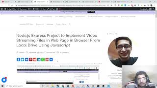 Node.js Express Project to Implement Video Streaming Files in Web Page in Browser From File System