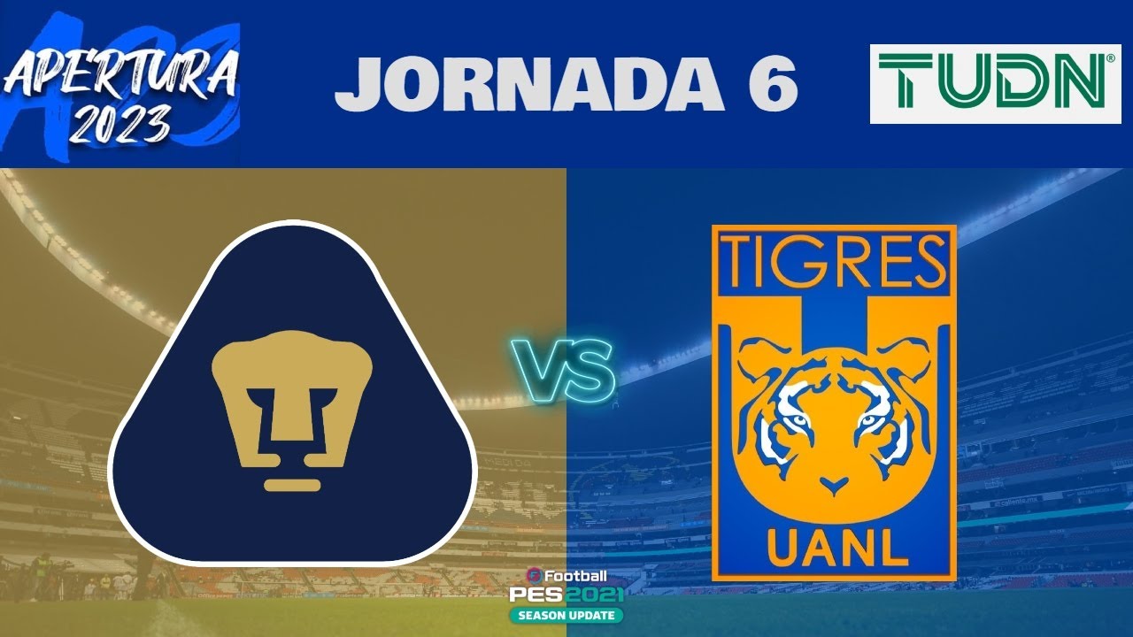 Pumas vs Tigres EN VIVO | Jornada 6 Liga MX Apertura 2023 | Gameplay PC ...