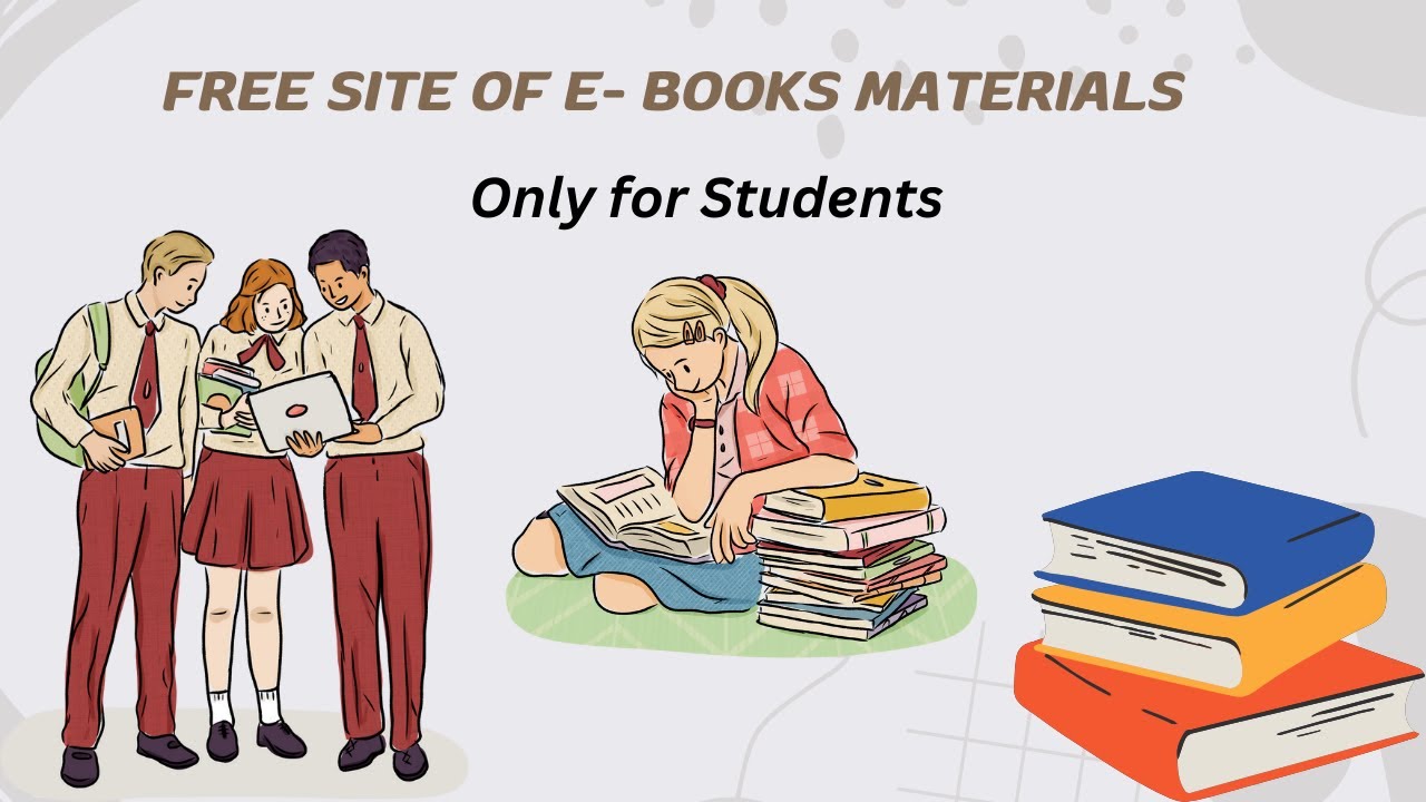 Free e books for students youtube