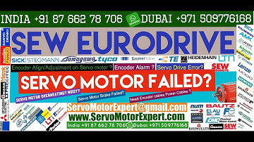 SEW Eurodrive Euro Drive CNC servo Drive motor encoder problems how to check servo motor Stegmann