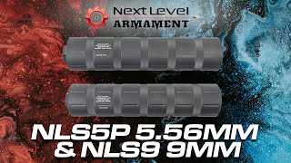 Next Level Armament NLS5P 5.56mm & NLS9 9mm Direct Thread Suppressors