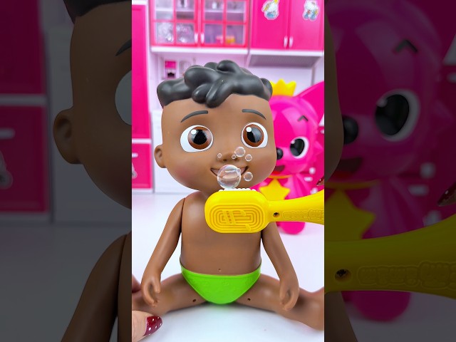 ASMR Unboxing Cocomelon & Pinkfong Bath Set Toy I Satisfying Toy Play with Subeo ASMR