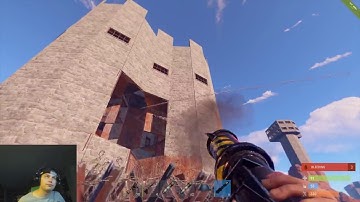 Raiding The Roof Camping Russians - Rust