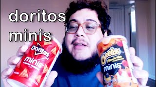 doritos minis nacho cheese - full nelson eats - food review