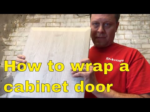 How to wrap a cabinet door using 3M Di-Noc Architectural Films RM wraps