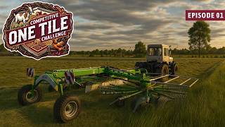 The Competitive One Tile Challenge! | One Tile Challenge on Farmlands - Farming Simulator 25